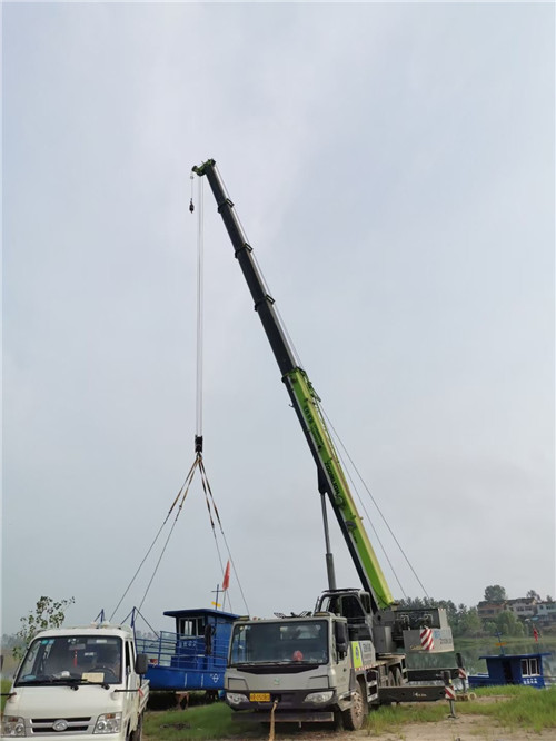 芮城县桥梁建设吊装案例